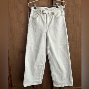 Zara high-waisted wide-leg jeans